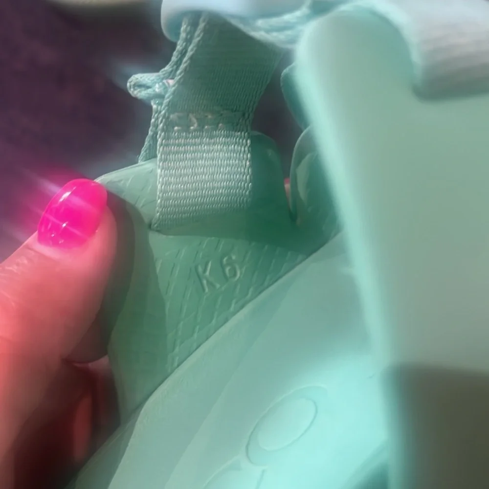 Kids Mint Green CHACO Slide Sandals
